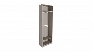 Гардеробная Keep (Кип), модуль 75*236*35, набор 1, Бежевый дымчатый